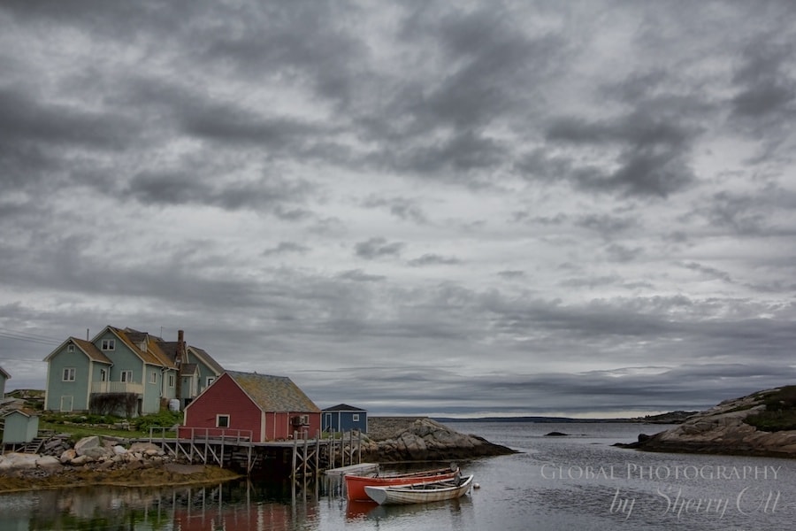 Peggy's Cove Fishing Village on the Lighthouse Route in Nova Scotia
