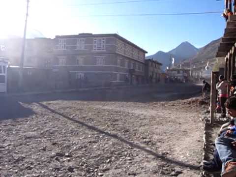 Horse Race in Manang Nepal