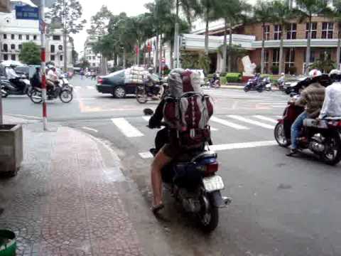 Me on my motorbike in HCMC