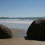New Zealand round boulders