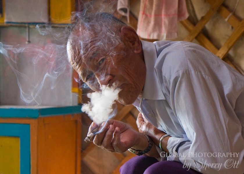 smoking man