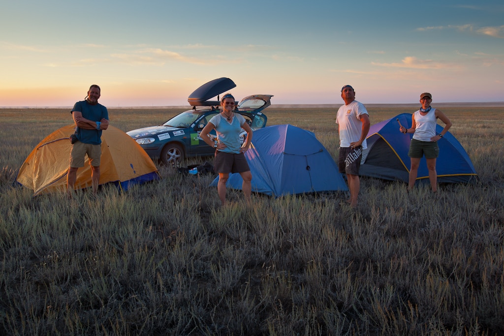 Mongol Rally Camping