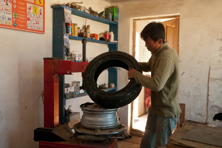 tire repair mongolia