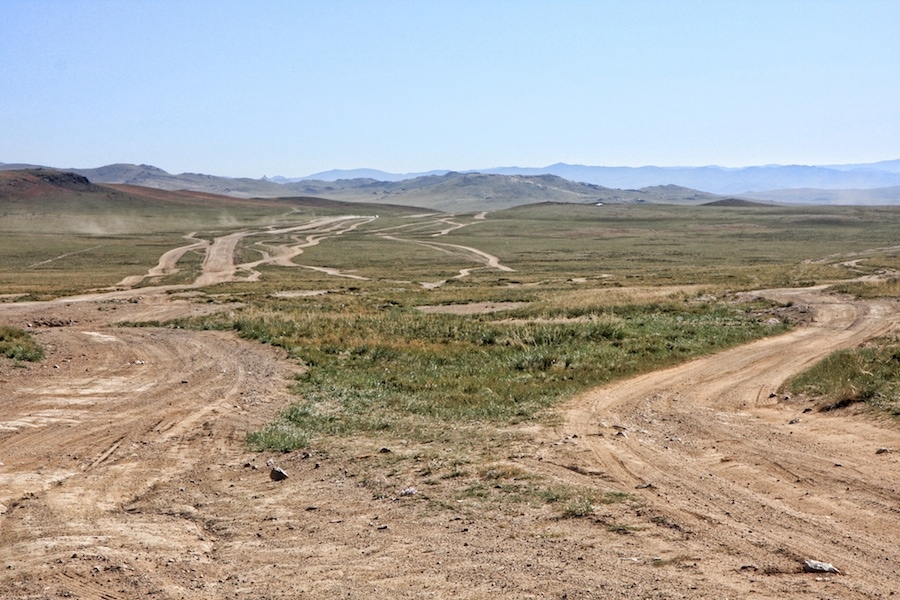 mongolia roads