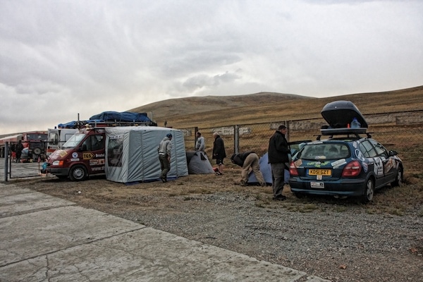 mongol rally camping