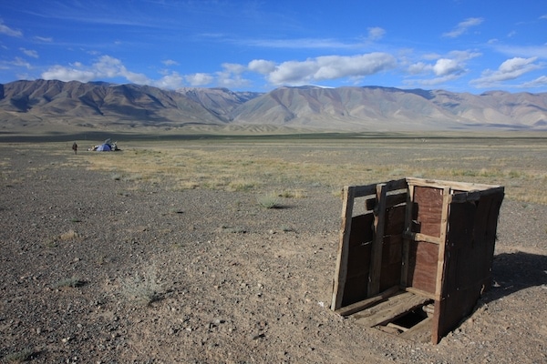toilet with a view mongolia