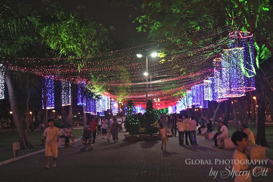 Christmas lights HCMC