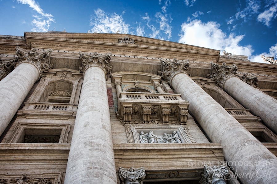 St. Peter's Basilica columns