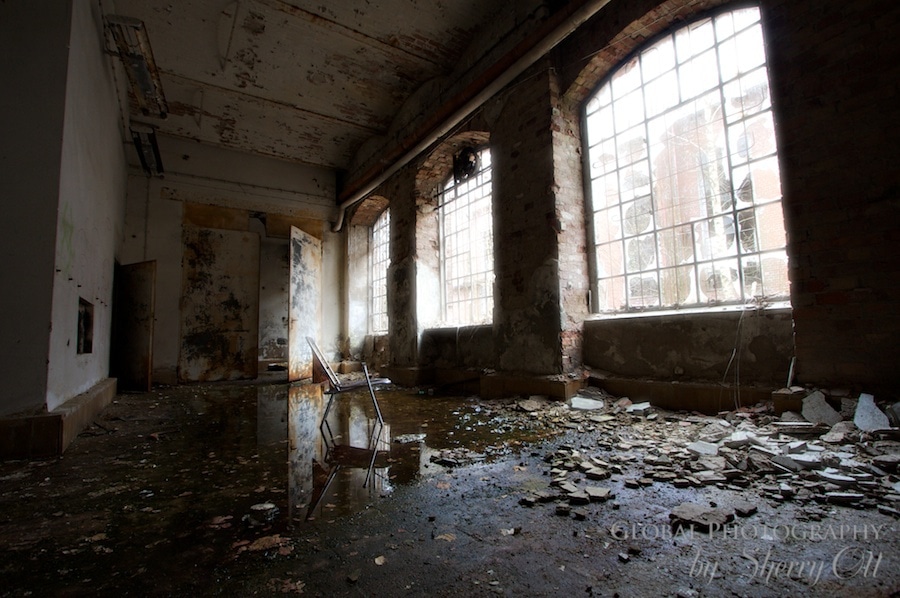 Abandoned paper mill on go 2 know tour