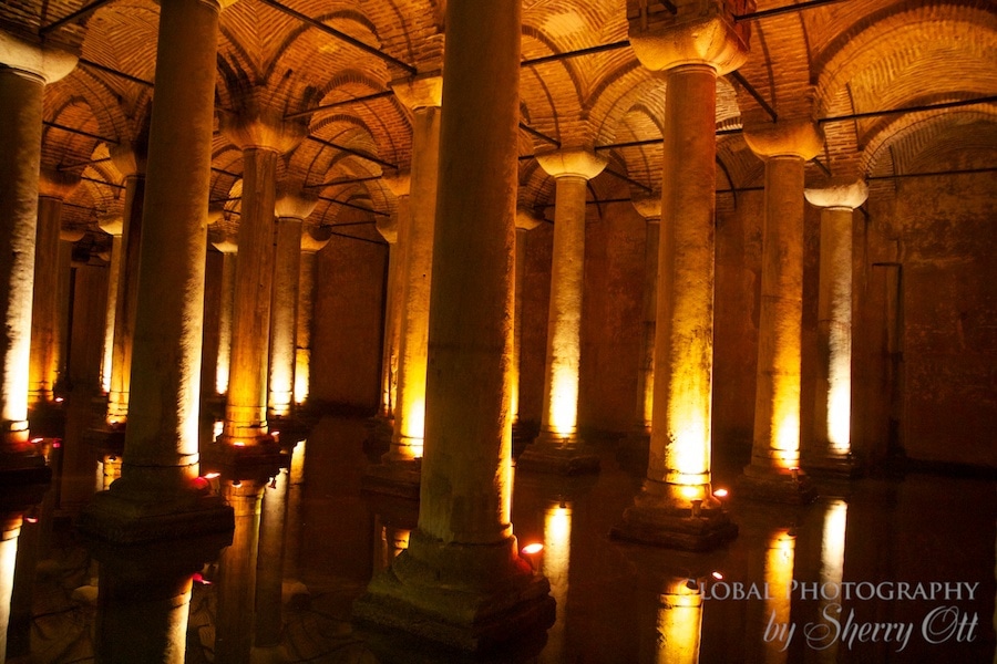 Columns of the Basilica Cistern