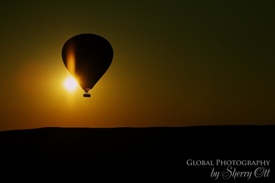 hot air balloon sunrise turkey