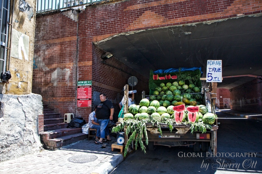 watermelon truck