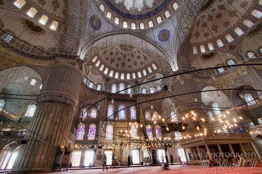 inside the blue mosque