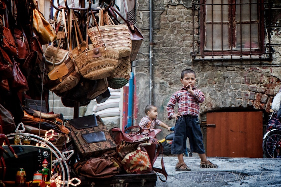 Baskets in Beyoğlu