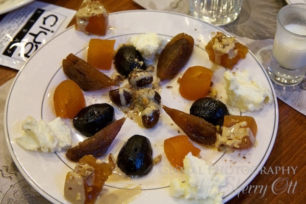 turkish desserts including Ceviz Macunu