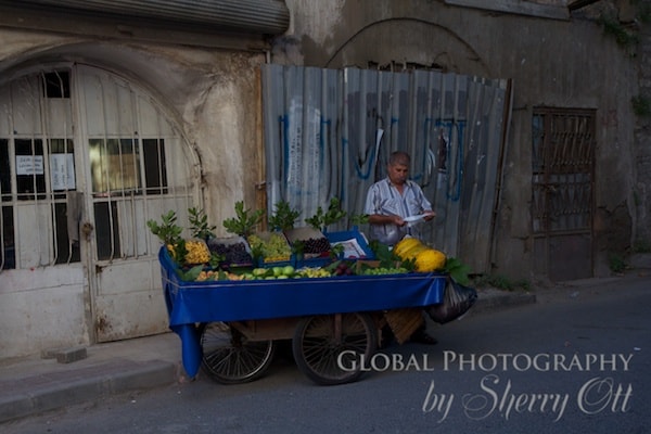 Balat Istanbul street vendor