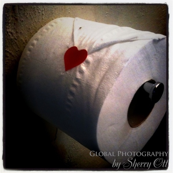 heart toilet paper