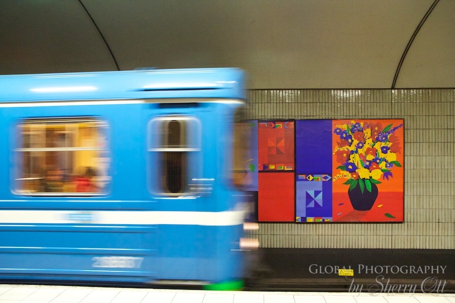 stockholm subway art