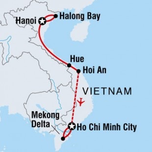 Good morning vietnam map