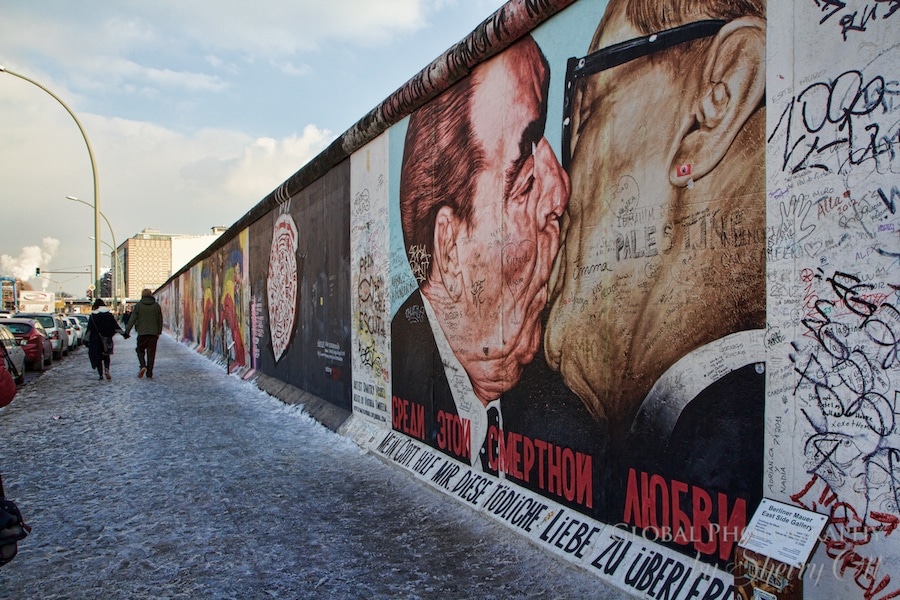 Berlin Wall kiss