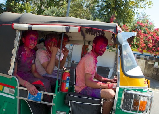 Rickshaw Holi
