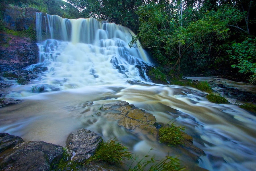 photographing waterfalls kauai