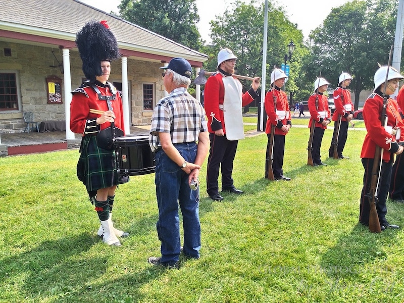 Inspecting the guard Fredericton