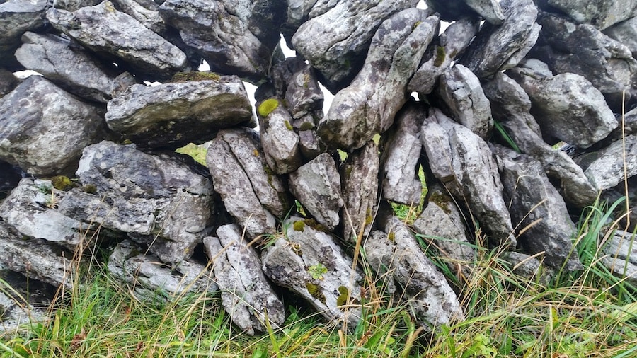 stone walls the burren ireland