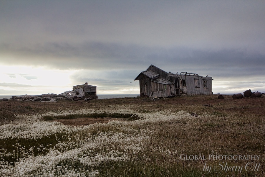 Wrangel Island abandoned buildings
