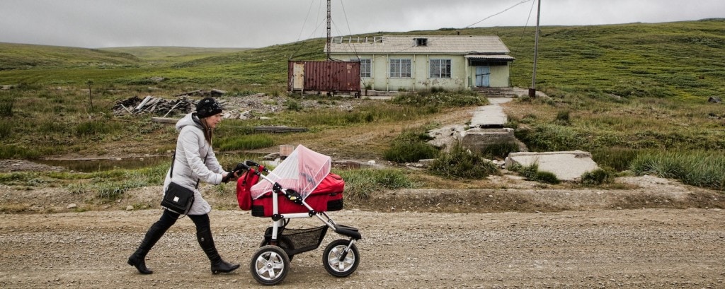 Russian Far East baby buggy