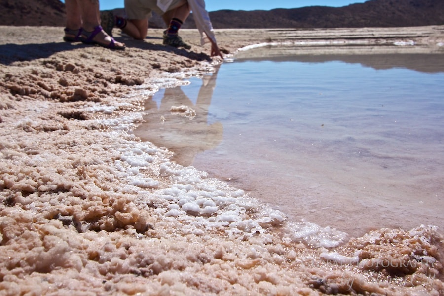 Salt lake sea of cortez