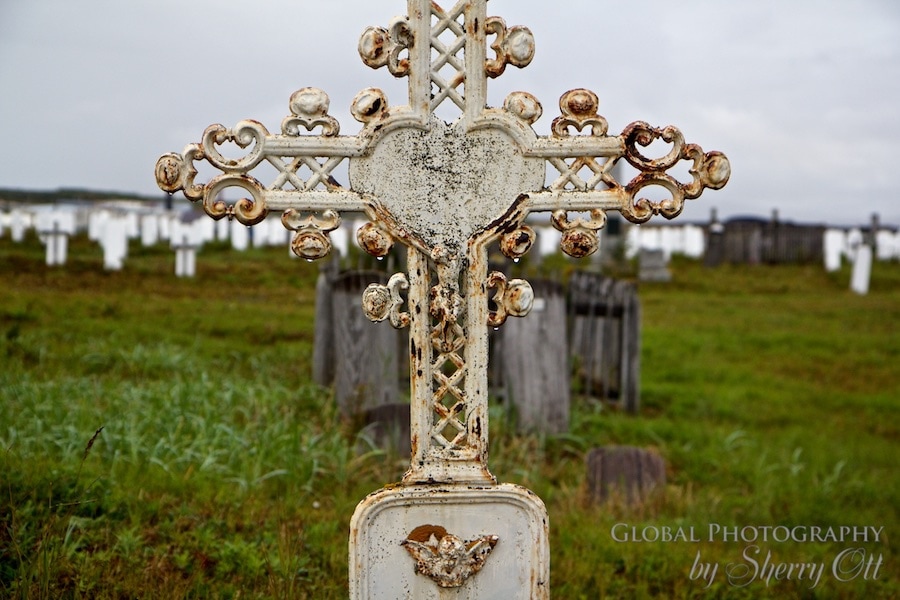 cross in Nome cemetery