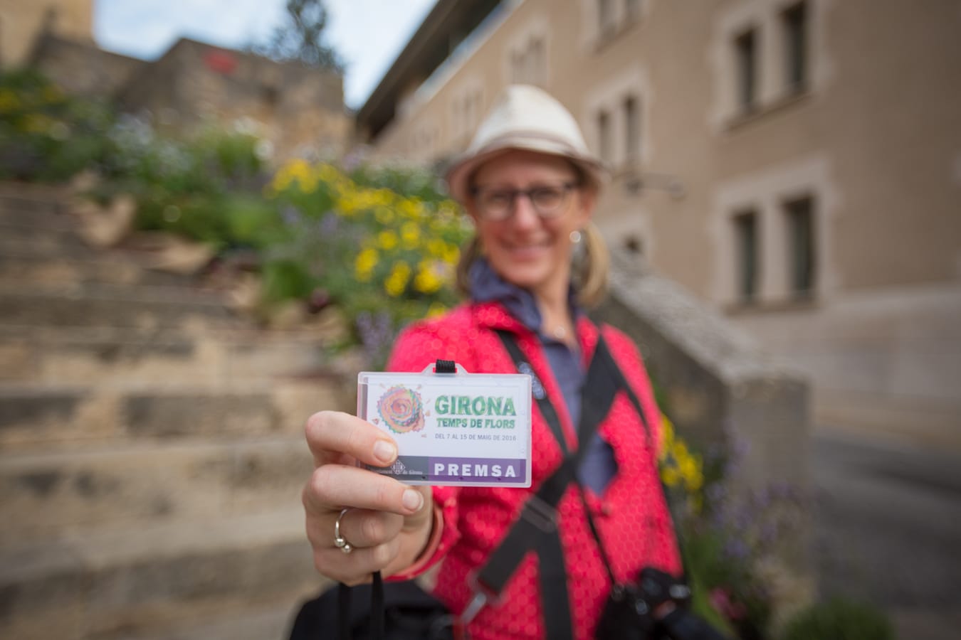 Girona Flower Festival press pass