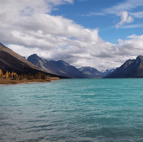 Alaska Wilderness twin lakes