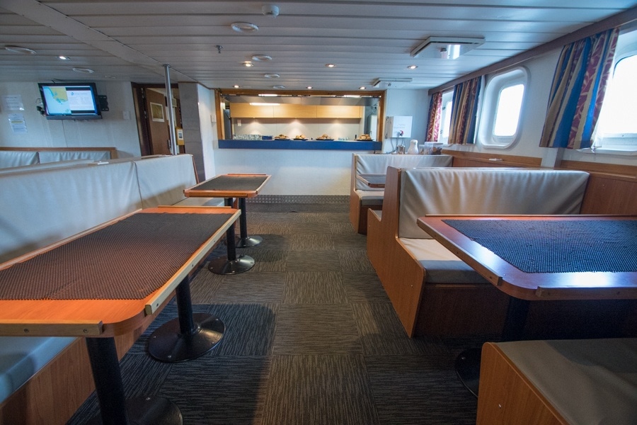 another angle of the bar/library on the spirit of enderby