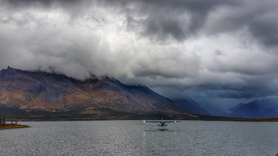 extreme travel to lake clark national park float plane