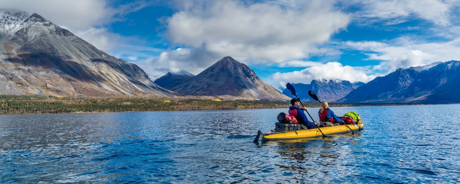 Twin Lakes Alaska kayak