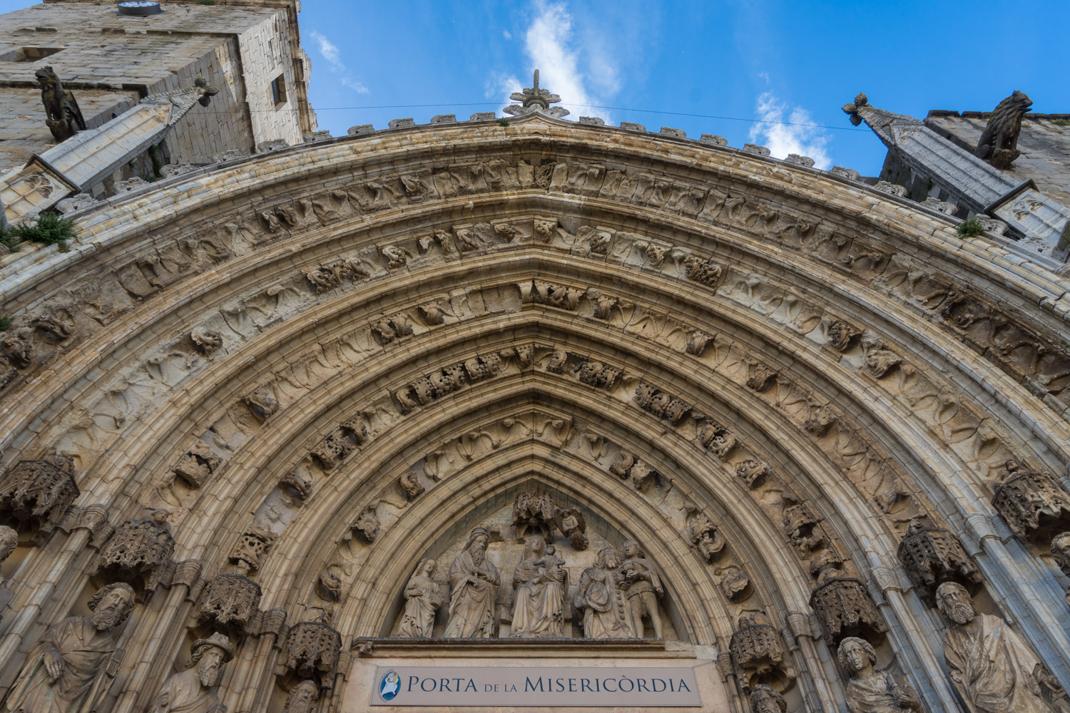 Castelló D’empuries Spain Cathedral Door