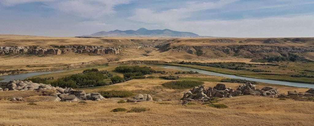 Canadian Badlands Writing on Stone