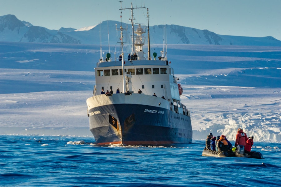 Cruising to Antarctica on the Spirit of Enderby