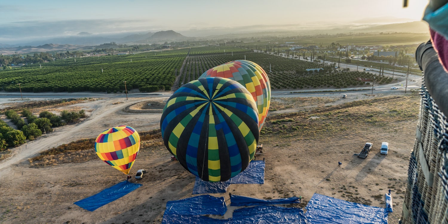 hot air balloon southern california temecula