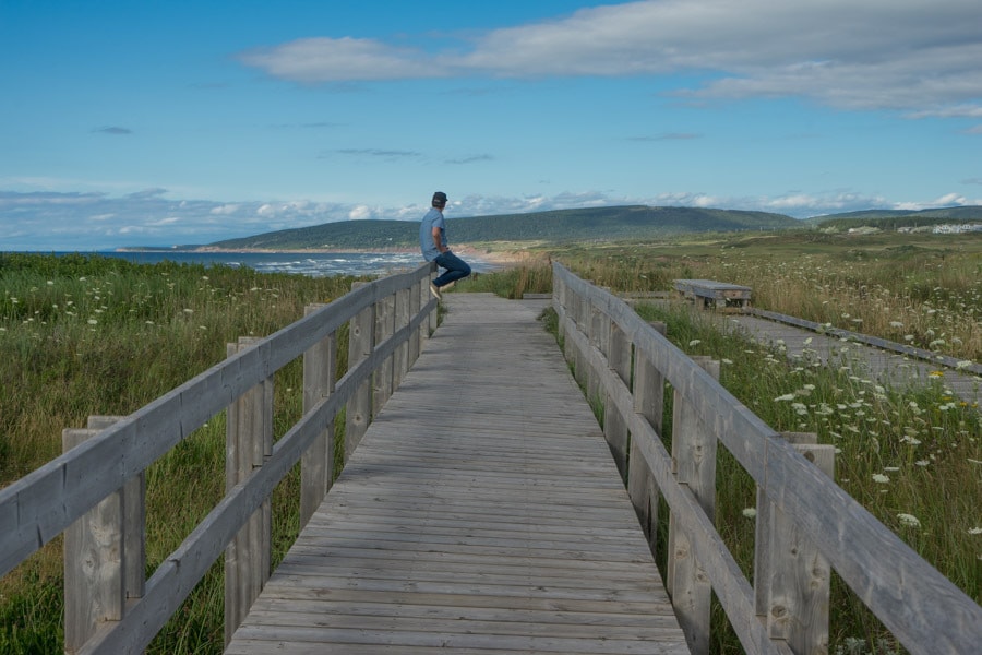 cape breton island hiking inverness boardwalk