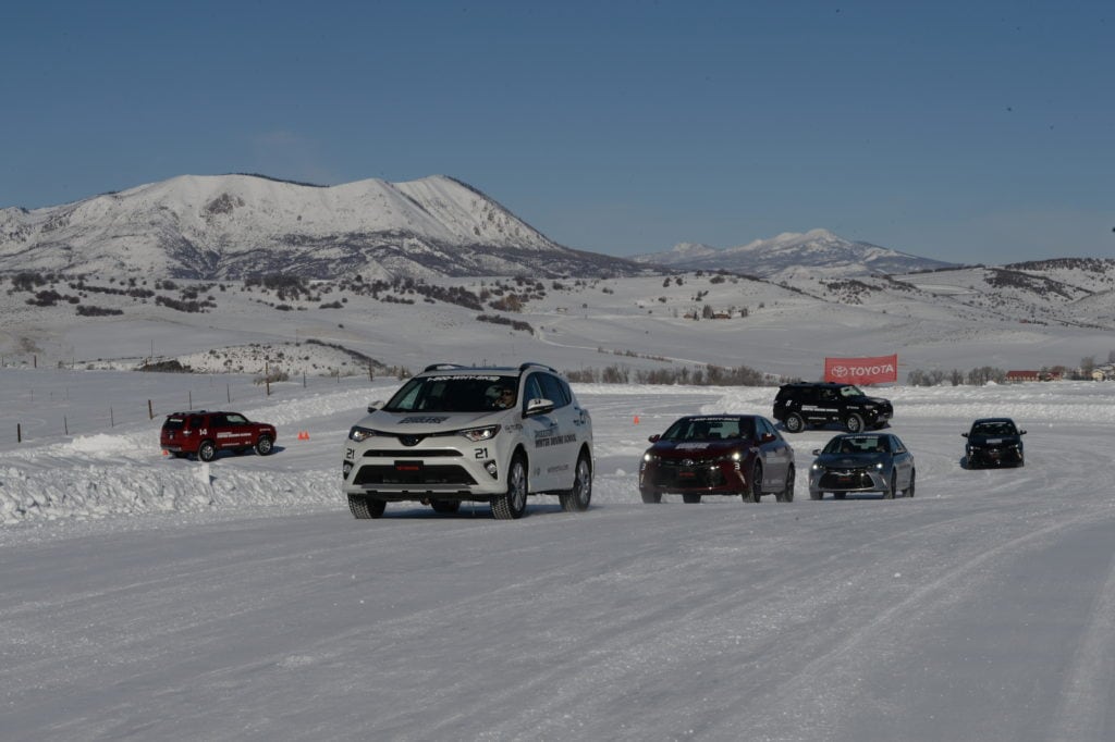 winter driving track