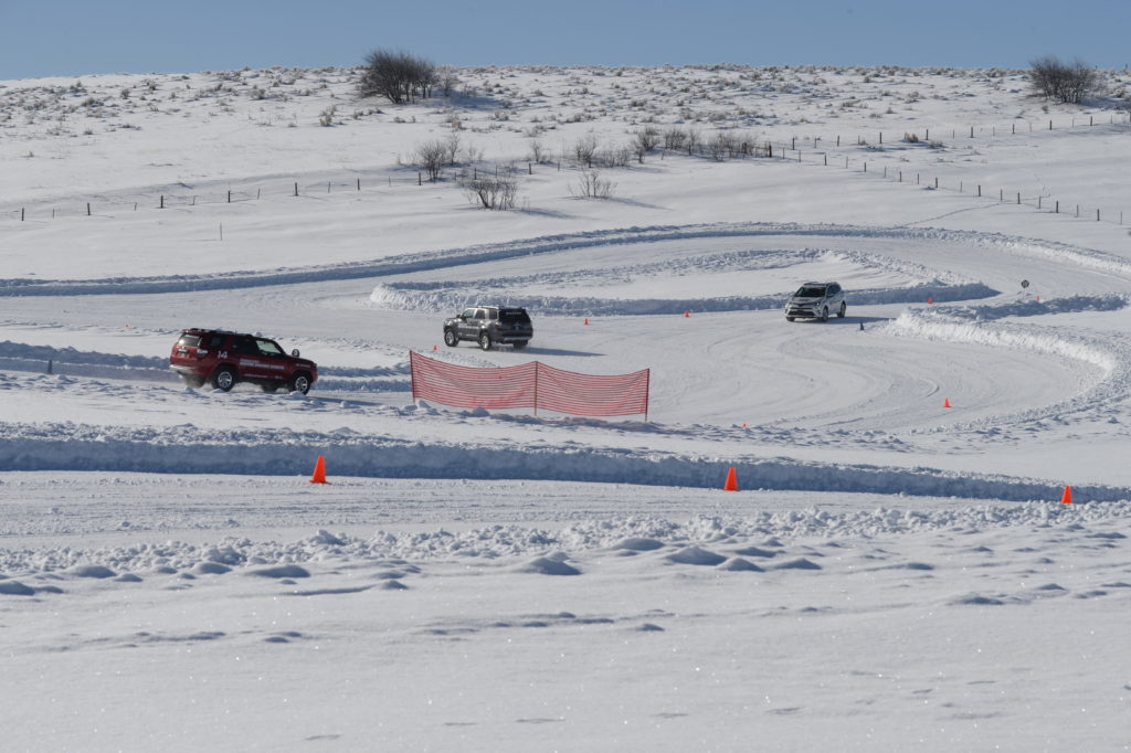 winter driving track