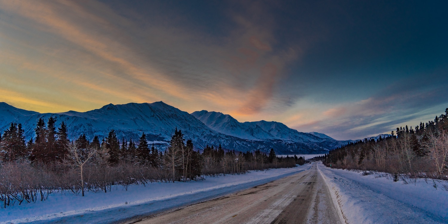 Fairbanks Alaska winter driving