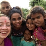 india with teenagers