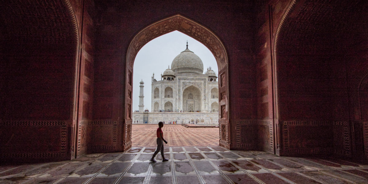 Taj Mahal photography framing