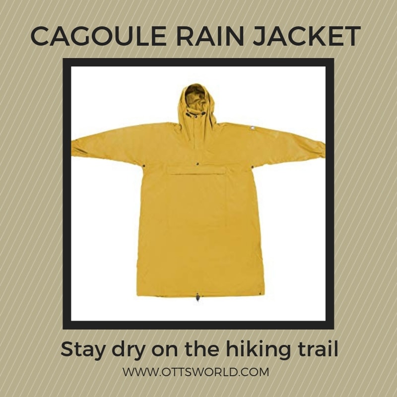 hiking rain jacket cagoule