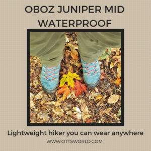 oboz juniper hiking gear