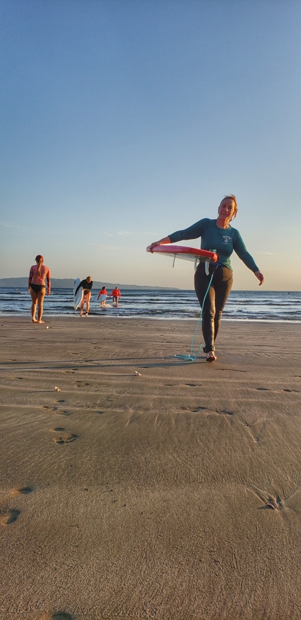 Surf and yoga retreat